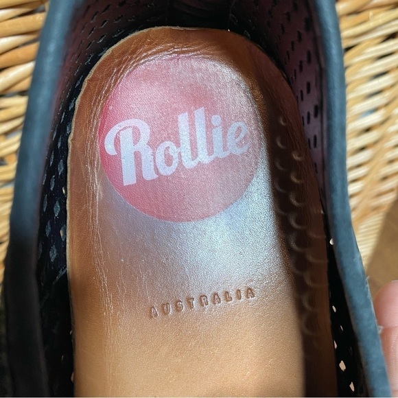 Rollie Australia Derby Punch Perforated Suede Oxfords US 9.5 - Picture 4 of 6